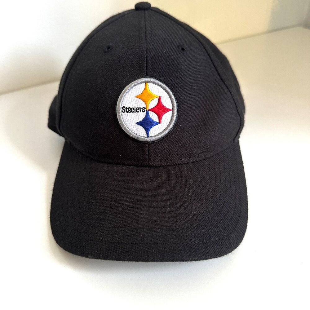'47 Brand Pittsburgh Steelers Youth Black Adjustable Baseball Cap Hat NFL